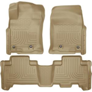 imageHusky Liners Weatherbeater Cargo Liner  Fits 20102024 Toyota 4Runner wStandard Cargo Area ampamp wo 3rd Row or Sliding Cargo Deck  1pc Tan  25723Tan