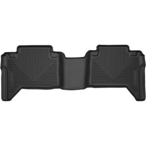 imageHusky Liners Xact Contour Floor Mats  Fits 20052023 Toyota Tacoma Double Cab  2nd Row 1pc Black  53801