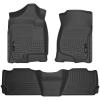 imageHusky Liners Weatherbeater Floor Mats  Fits 20072014 Cadillac Escalade Chevrolet Tahoe ampamp GMC Yukon  Front ampamp 2nd Row 3pc Black  98251Black