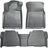 imageHusky Liners Weatherbeater Floor Mats  Fits 20072011 Toyota Tundra CREWMAX ampamp Double CAB ONLY Footwell Coverage  Front ampamp 2nd Row 3pc Black  98581Grey