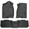 imageHusky Liners Weatherbeater Floor Mats  Fits 20072014 Chevrolet Suburban 1500 ampamp GMC Yukon XL1500 20072013 Cadillac Escalade EXT ampamp Chevrolet Avalanche  Front ampamp 2nd Row 3pc Black  98261