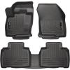 imageHusky Liners Weatherbeater Floor Mats  Fits 2015  2024 Ford Edge  Front ampamp 2nd Row 3pc Black  98781Weatherbeater