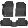 imageHusky Liners Weatherbeater Floor Mats  Fits 20182024 Hyundai Kona  Front ampamp 2nd Row 3pc Black  95581