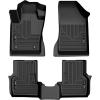 imageHusky Liners Weatherbeater Floor Mats  Fits 20242025 Dodge Hornet  Front ampamp 2nd Row 3pc Black  99461