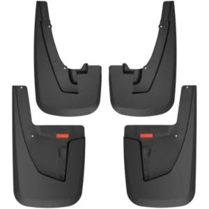 imageHusky Liners  Front ampamp Rear Mud Guards  Fits 20192024 Ram 2500 Ram 3500 Without Fender Flares ampamp Excludes Dually Front ampamp Rear  Black 4 Pc  58046