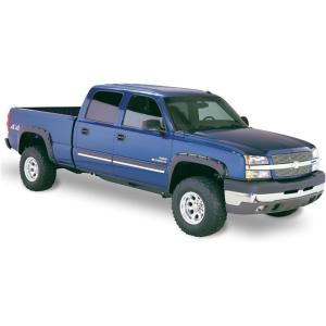 imageHusky Liners Fender Flares Pocket Style  Fits 20032007 Chevrolet Silverado 1500 ampamp 1500 HD 2500 HD ampamp 3500 2007 Classic Body Only Excludes Dually  Front ampamp Rear 4pc Black  2804918