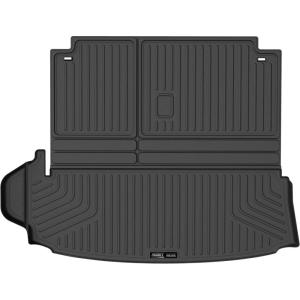 imageHusky Liners Weatherbeater Floor Mats  Fits 20242025 Toyota Grand Highlander ampamp Lexus TX350  Front ampamp 2nd Row 3pc Black  99351Cargo  2020  2025 Highlander