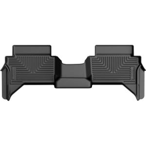 imageHusky Liners Weatherbeater Floor Mats  Fits 20242026 Toyota Tacoma Double ampamp Access CAB ONLY wAuto Trans  Front Row 2pc Black  139212nd Row  Auto  Manual