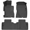 imageHusky Liners Weatherbeater Floor Mats  Fits 20062011 Honda Civic 4Door  Front ampamp 2nd Row 3pc Black  98411Black