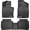 imageHusky Liners Weatherbeater Floor Mats  Fits 20112015 Kia Optima  Front ampamp 2nd Row 3pc Black  99691