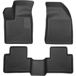 imageHusky Liners Weatherbeater Floor Mats  Fits 20152016 Chrysler 200  Front ampamp 2nd Row 3pc Black  99071