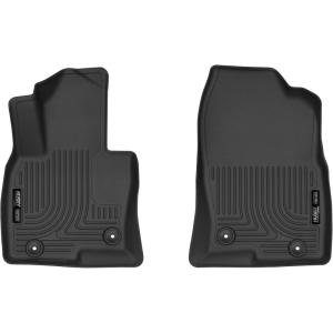 imageHusky Liners Xact Contour Floor Mats  Fits 2016  2023 Mazda CX9  Front Row 2pc Black  52101
