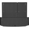 imageHusky Liners Weatherbeater Floor Mats  Fits 20222025 Nissan Pathfinder amp Infiniti QX60  Front amp 2nd Row 3pc Black  95701Cargo
