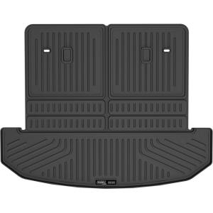 imageHusky Liners Weatherbeater Floor Mats  Fits 20212025 Kia Sorento Excludes Hybrid  Front amp 2nd Row 3pc Black  95841Cargo