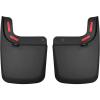 imageHusky Liners  Front Mud Guards  20172022 Ford F250F350 Super Duty wOEM Fender Flares Front Set  Black 2 Pc  58471WITH Fender Flares