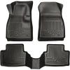 imageHusky Liners Weatherbeater Floor Mats  Fits 20142020 Chevrolet Impala  Front amp 2nd Row 3pc Black  99101