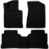 imageHusky Liners Weatherbeater Floor Mats  Fits 20152019 Hyundai Sonata Excludes Hybrid 20162020 Kia Optima  Front amp 2nd Row 3pc Black  99631