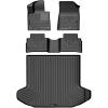 imageHusky Liners Weatherbeater Floor Mats  Fits 20232024 Kia Sportage  Front amp 2nd Row  Cargo 4pc Black