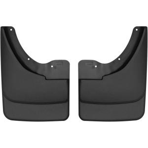 imageHusky Liners  Front Mud Guards  19972004 Dodge Dakota 19982003 Dodge Durango wOE Fender Flares Front Set  Black 2 Pc  56031