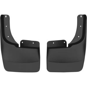 imageHusky Liners  Front Mud Guards  19972004 Ford F150 StandardSuperCab wOE Fender Flares Front Set  Black 2 Pc  56411