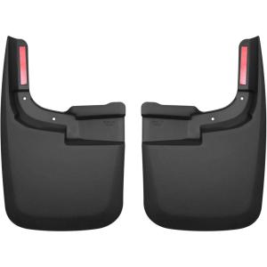 imageHusky Liners  Front Mud Guards  20172022 Ford F250F350 Super Duty wOEM Fender Flares Front Set  Black 2 Pc  58471WITHOUT Fender Flares