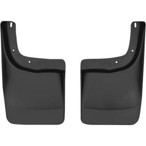 imageHusky Liners  Rear Mud Guards  19972004 Ford F150 StandardSuperCab wOE Fender Flares Rear Set  Black 2 Pc  57411