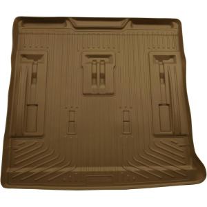 imageHusky Liners Weatherbeater Cargo Liner  Fits 20072014 Cadillac EscaladeChevrolet SuburbanGMC Tahoe w2nd Row Bench Seat  1pc Tan  28253