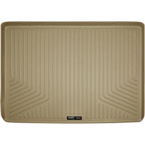 imageHusky Liners Weatherbeater Cargo Liner  Fits 20152020 Cadillac Escalade ESVChevrolet SuburbanGMC Yukon XL Behind 3rd Seat  1pc Tan  28223
