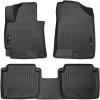 imageHusky Liners Weatherbeater Floor Mats  Fits 20142016 Hyundai Elantra Sedan  Front amp 2nd Row 3pc Black  98941