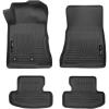 imageHusky Liners Weatherbeater Floor Mats  Fits 20152024 Ford Mustang  Front amp 2nd Row 3pc Black  99371