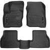 imageHusky Liners Weatherbeater Floor Mats  Fits 2016  2018 Ford Focus  Front amp 2nd Row 3pc Black  99771