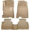 imageHusky Liners Weatherbeater Floor Mats  Fits 20082012 Honda Accord 4 Door  Front amp 2nd Row 3pc Tan  98403