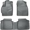 imageHusky Liners Weatherbeater Floor Mats  Fits 20102014 Toyota Prius  Front amp 2nd Row 3pc Grey  98922