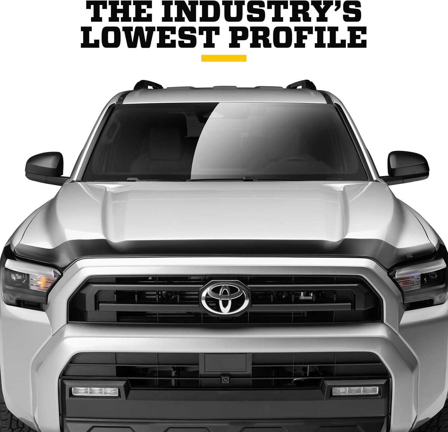 imageHusky Liners Aeroskin Hood Protector  Fits 20172019 Kia Sportage  Low Profile DeflectorBug Shield  1 pc Smoke  2840086