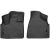 imageHusky Liners Weatherbeater Floor Mats  Fits 20082016 Chrysler Town amp Country wStow amp SwivelNGo 20082020 Dodge Grand Caravan wStow amp SwivelNGo  Front Row 2pc Black  18091Black