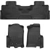 imageHusky Liners Weatherbeater Floor Mats  Fits 20112017 Ford Expedition incl 1517 EL Platinum 20112015 Lincoln Navigator Base 20112017 Navigator LReserveSelect  Front Row 2pc Black  18371Black