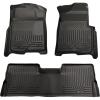 imageHusky Liners Weatherbeater Floor Mats  Fits 20082010 Ford F250F350F450 Crew CAB ONLY Without Manual Shifter Footwell Coverage  Front amp 2nd Row 3pc Black  98381