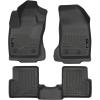 imageHusky Liners Weatherbeater Floor Mats  Fits 20152021 Jeep Renegade  Front amp 2nd Row 3pc Black  99081Front  2nd Row