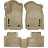 imageHusky Liners Weatherbeater Floor Mats  Fits 20162026 Dodge Durango amp 20162021 Jeep Grand Cherokee amp 2022 Jeep Grand Cherokee WK  Front amp 2nd Row 3pc Tan  99153