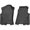 imageHusky Liners Weatherbeater Floor Mats  Fits 20192024 Dodge Ram 1500 Crew Cab amp Quad Cab  Front Row 2pc Black  13741