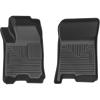 imageHusky Liners Weatherbeater Floor Mats  Fits 20242026 Chevrolet Colorado amp GMC Canyon Crew CAB ONLY  Front Row 2pc Black  13221
