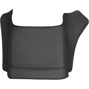 imageHusky Liners Weatherbeater Floor Mats  Fits 20022024 Ram 1500 1924 Classic Body 0318 Dodge Ram 150025003500 wo Manual Transfer Case Shifter  Center Hump 1pc Black  83711