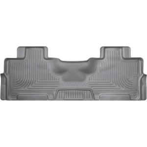 imageHusky Liners Weatherbeater Floor Mats  Fits 20072017 Ford Expedition Lincoln Navigator  2nd Row 1pc Tan  14363Grey