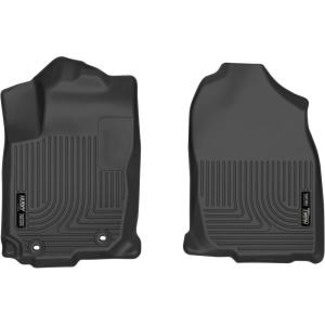 imageHusky Liners Weatherbeater Floor Mats  Fits 20132018 Toyota RAV4  Front Row 2pc Black  13531