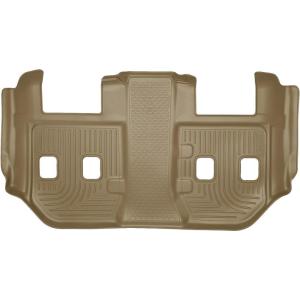 imageHusky Liners Weatherbeater Floor Mats  Fits 20152020 Cadillac Escalade ESV Chevrolet Suburban GMC Yukon XL w2nd Row Bucket Seat  3rd Row 1pc Tan  19283