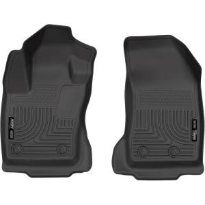 imageHusky Liners Weatherbeater Floor Mats  Fits 20152021 Jeep Renegade  Front amp 2nd Row 3pc Black  99081Front Row