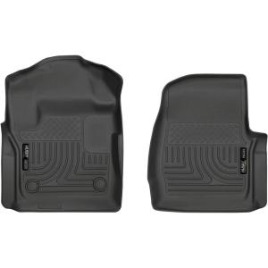 imageHusky Liners Weatherbeater Floor Mats  Fits 20172026 Ford F250F350 Standard CAB  Front Row 2pc Black  13311