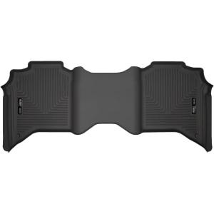 imageHusky Liners Weatherbeater Floor Mats  Fits 20192026 Ram 2500 Ram 3500 Crew CAB ONLY  2nd Row 1pc Black  14101