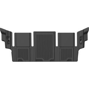imageHusky Liners Weatherbeater Floor Mats  Fits 20212026 Toyota Sienna w2nd Row Bench Seat  2nd Row 1pc Black  198013rd Row