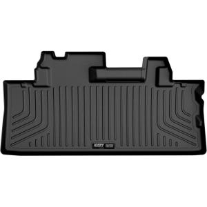 imageHusky Liners Weatherbeater Floor Mats  Fits 20212026 Toyota Sienna w2nd Row Bench Seat  2nd Row 1pc Black  19801Cargo
